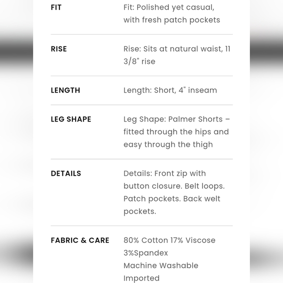 Loft The Palmer Shorts size 10 - Picture 8 of 8